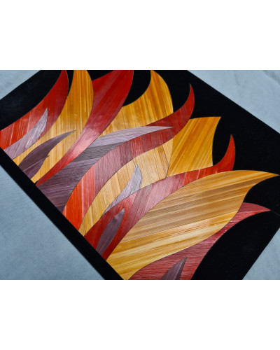 Tableau « Flammes de Paille »