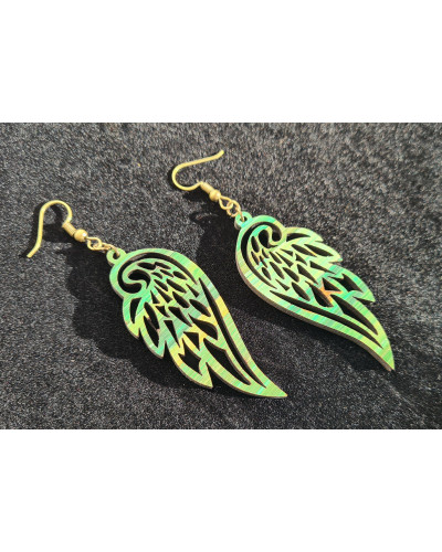 Boucles d'oreilles « Aile de Feu »